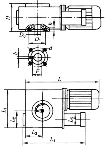 ZDY電液轉(zhuǎn)角器外形尺寸