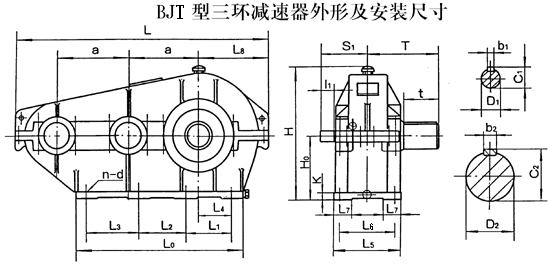 BJT125��BJT145��BJT175��BJT215��BJT255��BJT300��BJT350��BJT400�����h(hu��n)�p�ٙC���μ����b�ߴ�