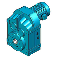 MP系列平行軸斜齒輪減速機(jī)實(shí)體模型