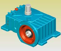WPDO型蝸輪蝸桿減速機(jī)實(shí)體模型