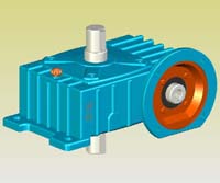 WPDO型蝸輪蝸桿減速機(jī)實(shí)體模型