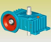 WPDO型蝸輪蝸桿減速機(jī)實(shí)體模型