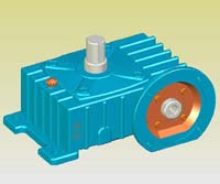 WPDO型蝸輪蝸桿減速機(jī)實(shí)體模型