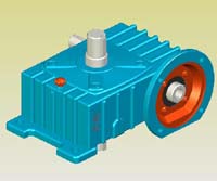 WPDO型蝸輪蝸桿減速機(jī)實(shí)體模型