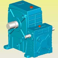 WPEA型蝸輪蝸桿減速機(jī)實(shí)體模型