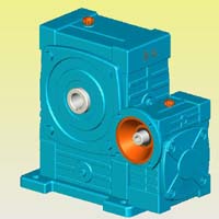 WDEDKA型蝸輪蝸桿減速機(jī)實(shí)體模型