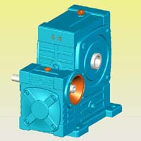 WDEDKA型蝸輪蝸桿減速機(jī)實(shí)體模型