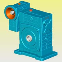 WPEDKS型蝸輪蝸桿減速機(jī)實(shí)體模型