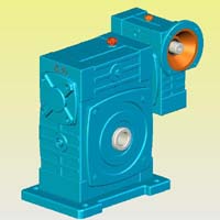 WPEDKS型蝸輪蝸桿減速機(jī)實(shí)體模型