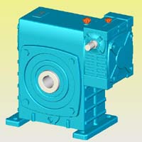WDEKS型蝸輪蝸桿減速機(jī)實(shí)體模型