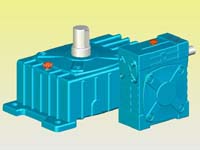 WPEO型蝸輪蝸桿減速機(jī)實(shí)體模型
