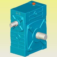 WPW型蝸輪蝸桿減速機(jī)實(shí)體模型