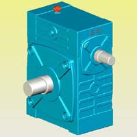 WPW型蝸輪蝸桿減速機(jī)實(shí)體模型