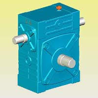 WPW型蝸輪蝸桿減速機(jī)實(shí)體模型