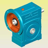 WPWDK型蝸輪蝸桿減速機實體模型