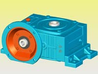 WDWDKO型蝸輪蝸桿減速機實體模型