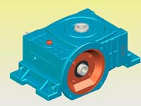 WDWDKO型蝸輪蝸桿減速機實體模型