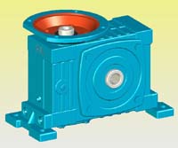 WDWDKT型蝸輪蝸桿減速機(jī)實(shí)體模型