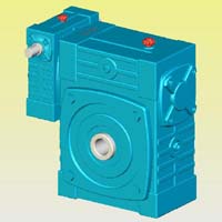 WPWEK型蝸輪蝸桿減速機(jī)實(shí)體模型