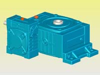 WPWEKO型蝸輪蝸桿減速機(jī)實(shí)體模型