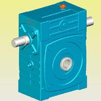 WDWK型蝸輪蝸桿減速機實體模型