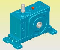 WDWKT型蝸輪蝸桿減速機實體模型
