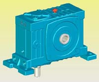 WPWKV型蝸輪蝸桿減速機實體模型