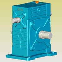 WPWS型蝸輪蝸桿減速機(jī)實(shí)體模型