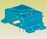 WPWX型蝸輪蝸桿減速機(jī)實(shí)體模型