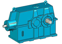 YK系列圓錐—圓柱齒輪減速器實體模型