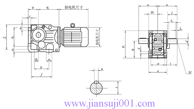JTK系列斜齒輪-錐齒輪減速電機