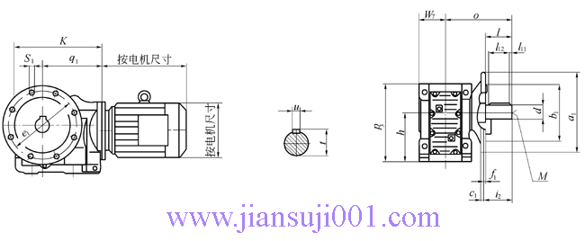 JTK系列斜齒輪-錐齒輪減速電機