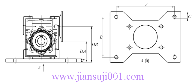 JRST系列多置式蝸桿減速機(jī)附件