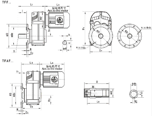 TFF��TFAFϵ��ƽ���Sб�X݆�p�ٙC�İ��b�ߴ�