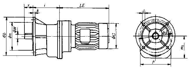 U系列齒輪減速三相異步電動機(jī)