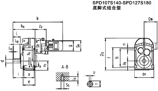SP系列平行軸斜齒輪減速電機(圖)