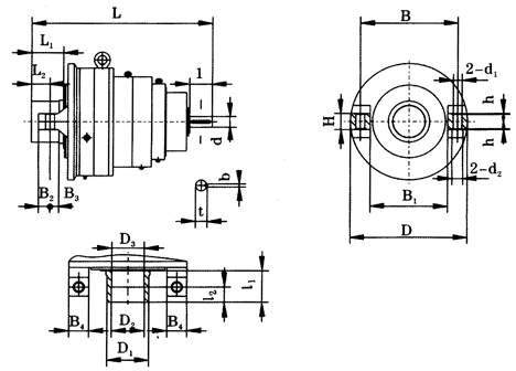 JNG型輥壓機(jī)行星齒輪減速器型號(hào)規(guī)格及外形安裝尺寸