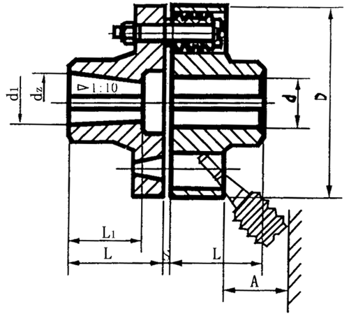 TL彈性套柱銷(xiāo)聯(lián)軸器外形及尺寸參數(shù)(GB4323—84)