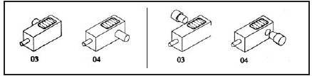 MC系列硬齒面中型齒輪減速機(jī)安裝尺寸(3級(jí)錐齒輪—斜齒輪減速器水平安裝)
