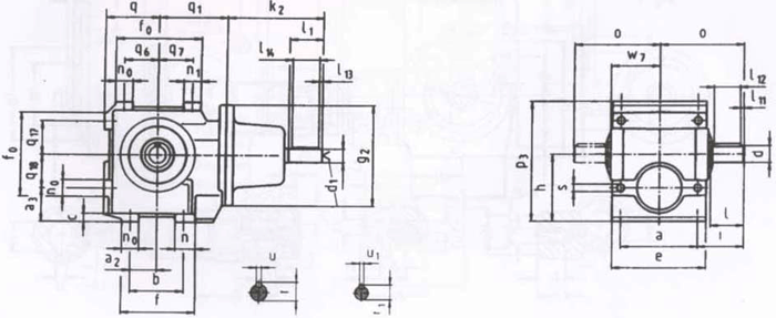 SW斜齒輪—蝸輪蝸桿減速電機