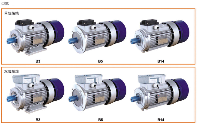 WYEJA系列制動電動機使用說明及型式