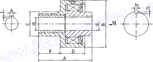 CKYZ型(帶自潤(rùn)滑軸承)楔塊超越離合器