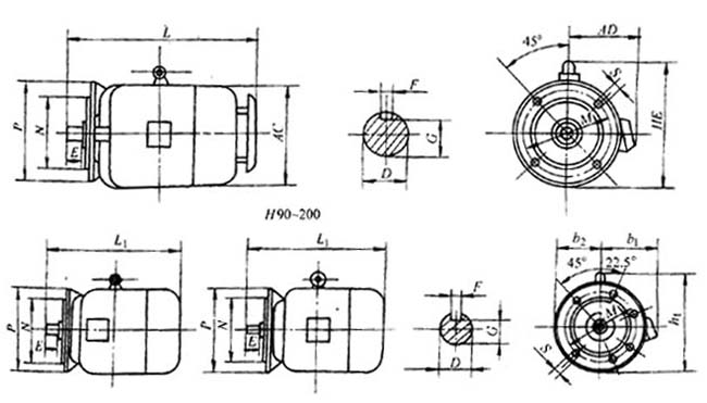YKZ��FXZ�����ƄӮ���늄әC���γߴ磨H80��H160��