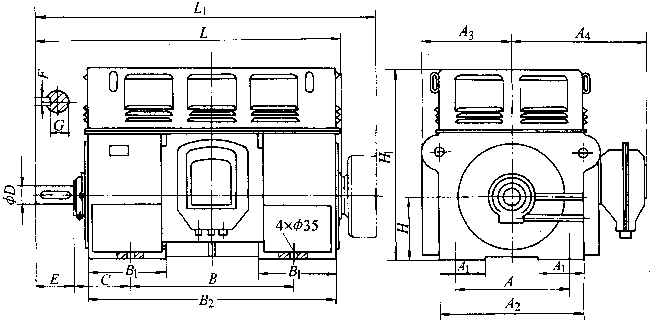 Y��YRϵ���������ஐ��늄әC���μ����b�ߴ磨660V��